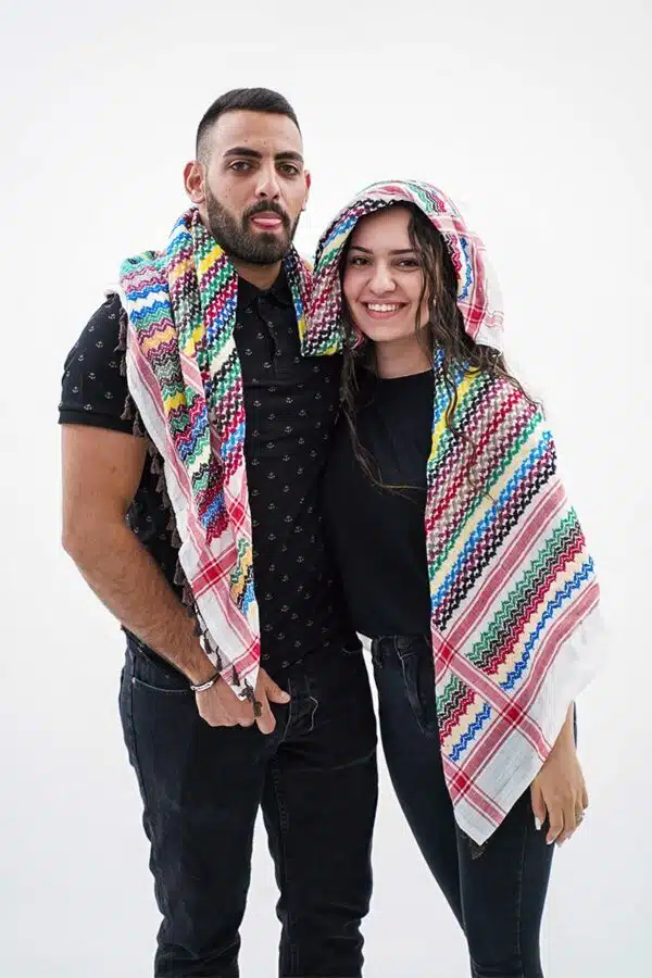 Rainbow Hirbawi® Kufiya Man & Woman