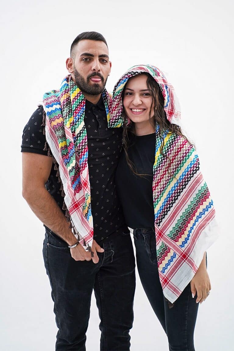 Rainbow Hirbawi® Kufiya Man & Woman