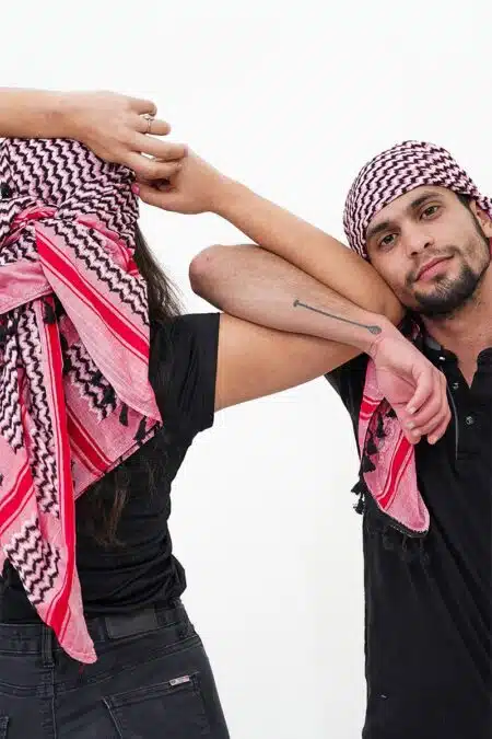 Amal Pink Hirbawi® Kufiya Woman & Man