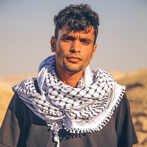 What does the Palestinian keffiyeh symbolize? 
