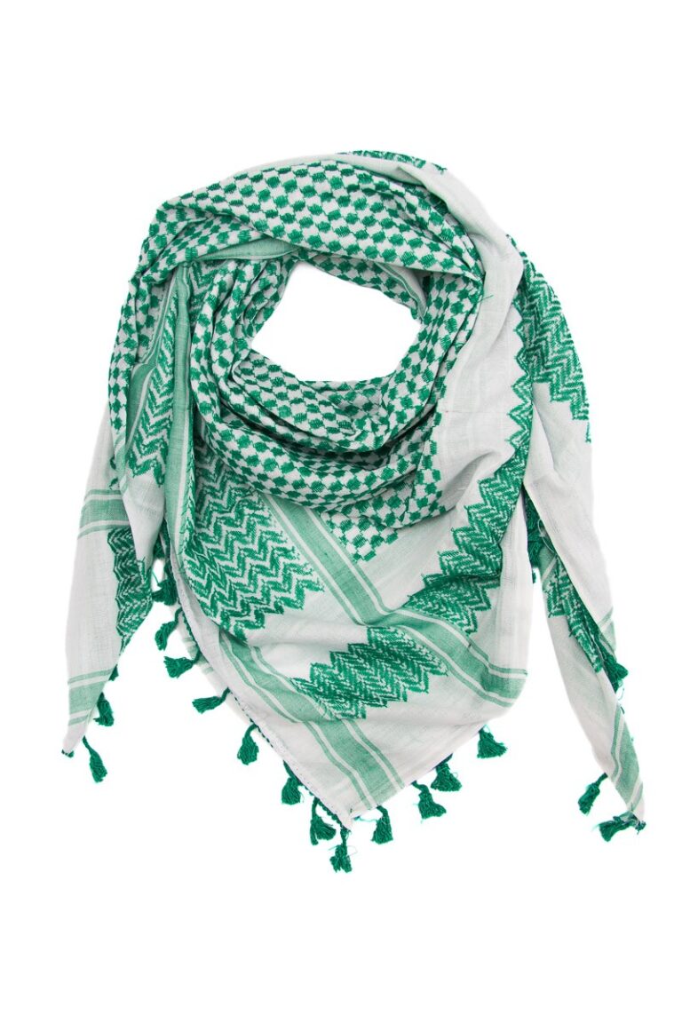 Green and White Hirbawi® Kufiya