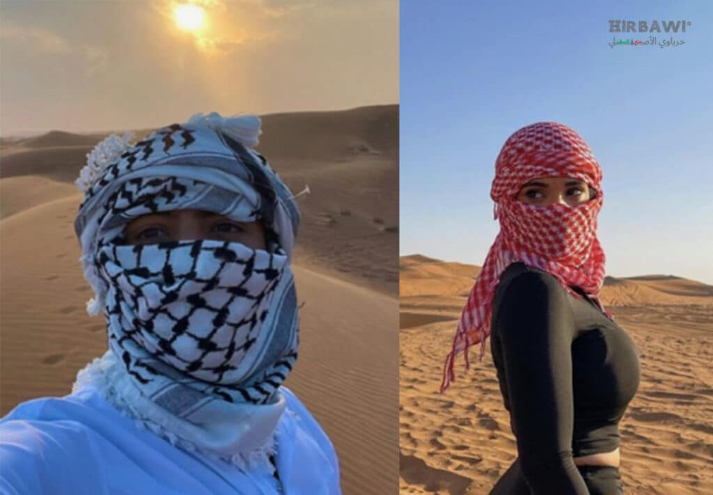 15 Formas De Usar Un Keffiyeh Y Shemagh FOTOS Hirbawi Kufiyya   Tactical Head Face Wrap Keffiyeh 1 1024x711 