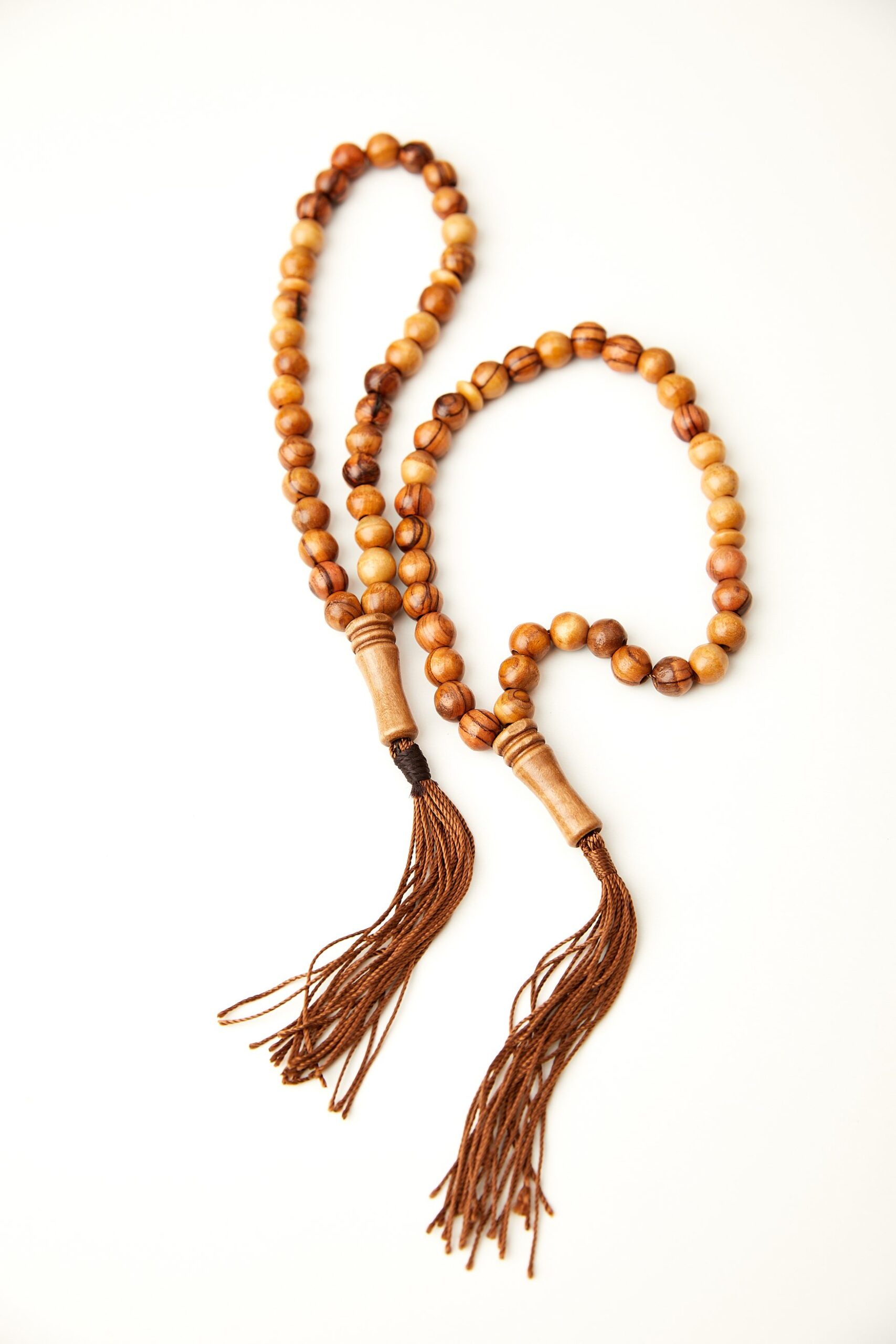 Prayer Beads, 70 olive wood beads with cross and tassel - Ancient Faith  Store