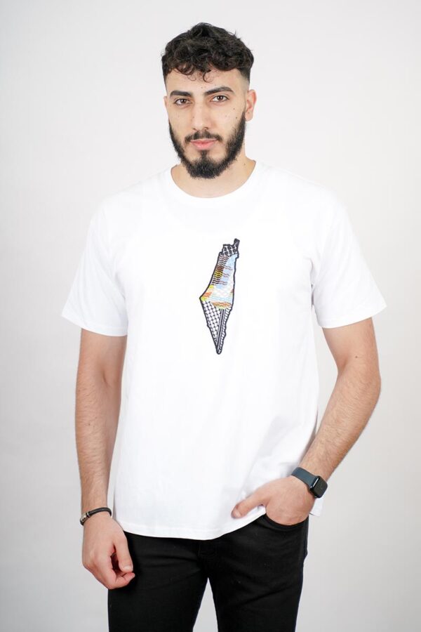 Palstitch_Hirbawi_Tshirt_Map_Kufiya_Keffiyeh_White_1